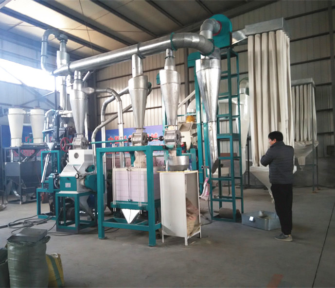 5TPD maize mill machine in Kenya