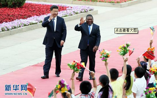 China and Mozambique