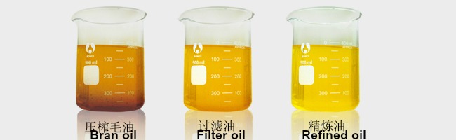 Crude oil Filtered oil Refined oil edt