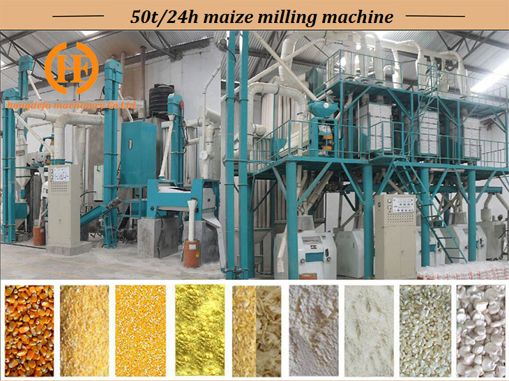 50t maize milling machine