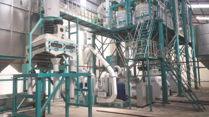 100t corn flour mill machine