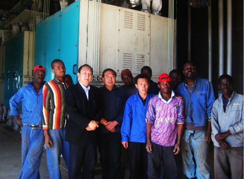 120T maize grinding mill in Zimbabwe.