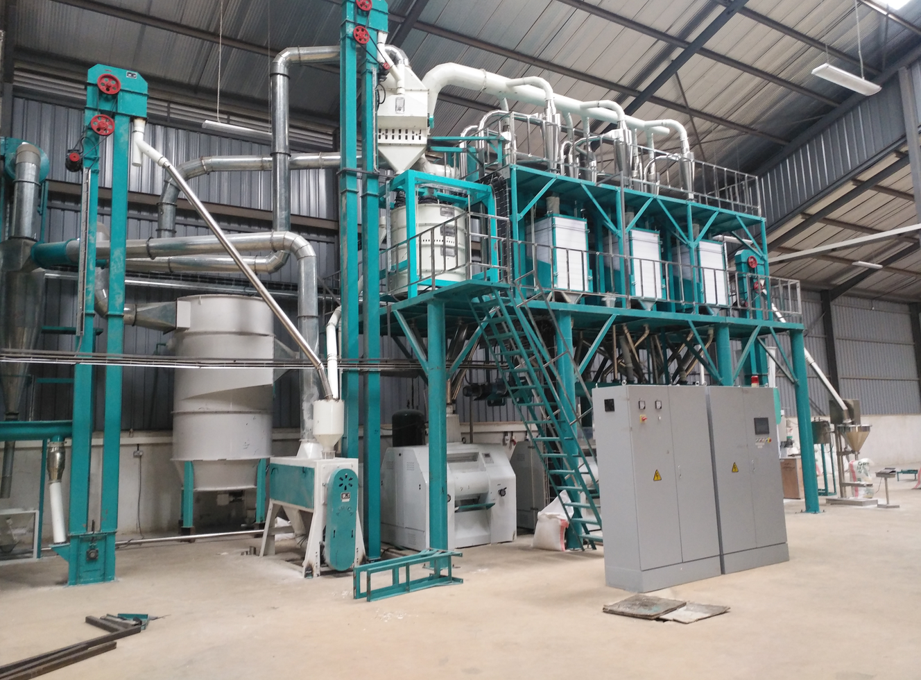 1.Hongdefa maize milling plant