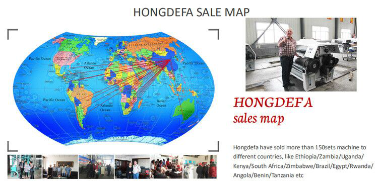 Hongdefa sales Map