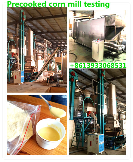 precooked corn mill testing